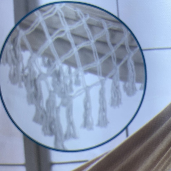 New!! Never Used ! Fringe Bohemian Hammock - Picture 4 of 5